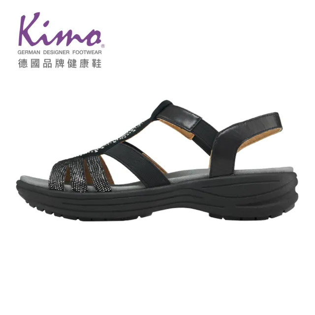 【Kimo】波西米亞民族風涼鞋 女鞋(黑 KBJSF150033)