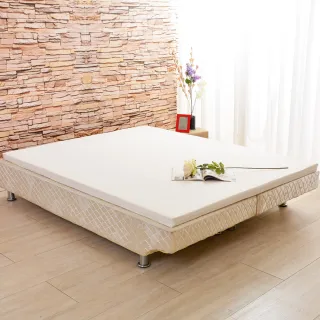 【LooCa】2.5cm泰國乳膠床墊-搭贈防蹣布套(單大3.5尺)