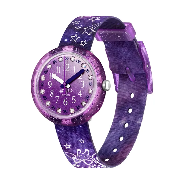 【Flik Flak】兒童錶 長頸鹿星空GIRAXUS 菲力菲菲錶 手錶 瑞士錶 錶(31.85mm)