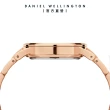 【Daniel Wellington】DW 手錶  Iconic Link Pink  28mm/32mm柔光粉精鋼錶(DW00100370)