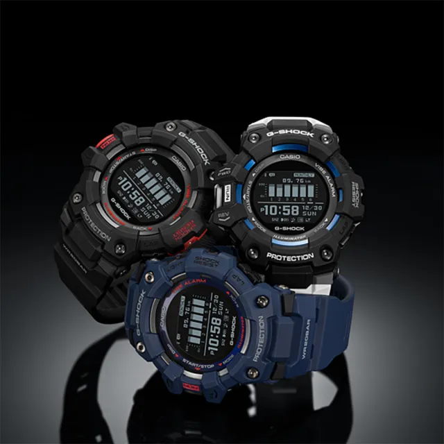 CASIO 卡西歐】G-SHOCK G-SQUAD 智能藍牙多功能運動電子錶(GBD-100-1