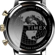 【TIMEX】天美時 風格系列 三眼雅仕手錶(黑 /金銀  TXTW2U39100)