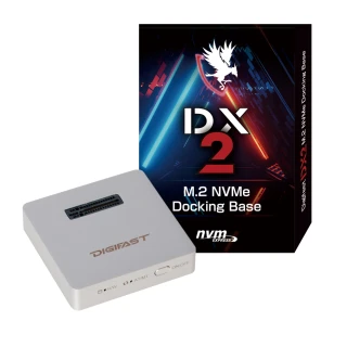 【DIGIFAST 迅華】M.2 NVMe DX2 Docking外接座 - 經典銀(Docking)