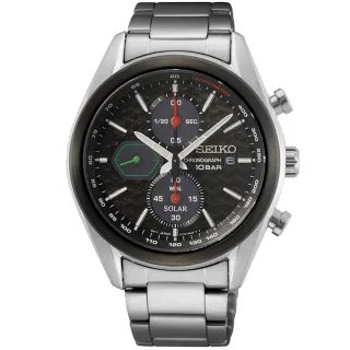 【SEIKO 精工】CS 喬治亞羅設計 三眼計時手錶-41mm  新年禮物(SSC803P1/V176-0BH0D)
