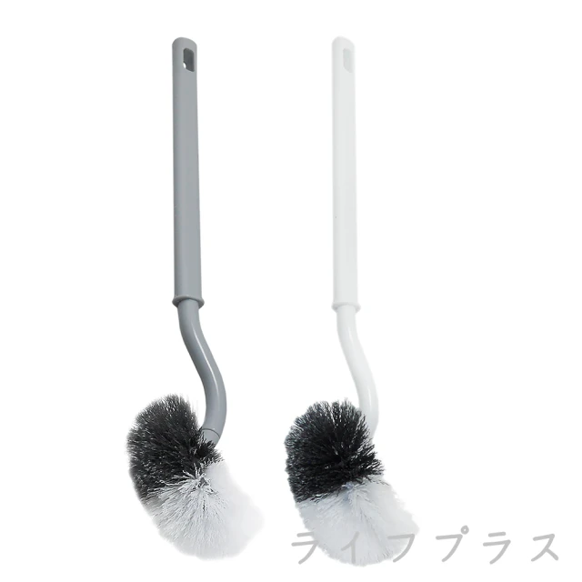 日式S型長柄軟毛馬桶刷-2支(馬桶刷)