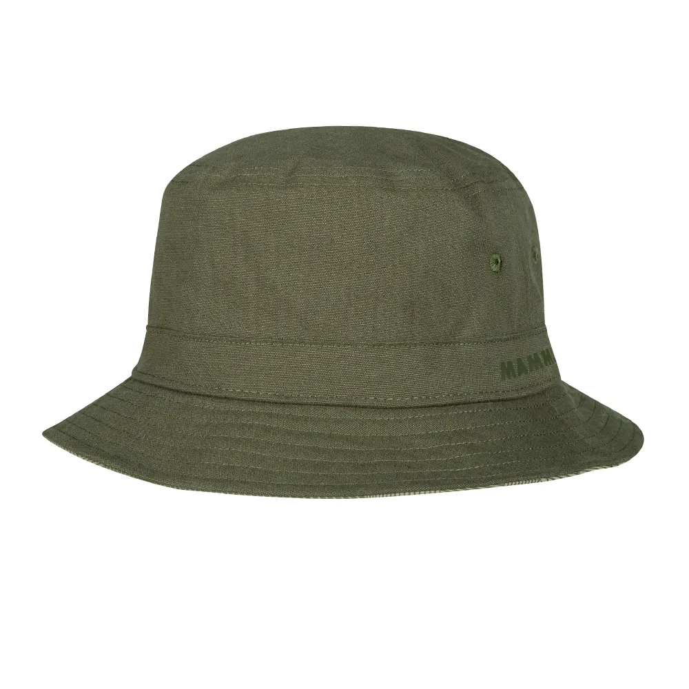 【Mammut 長毛象】Mammut Bucket Hat 雙面防曬漁夫帽 綠鬣蜥 #1191-00621