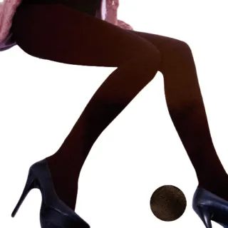 【Eloidy 艾若娣】秋冬保暖刷毛褲襪-咖啡(厚地保暖)