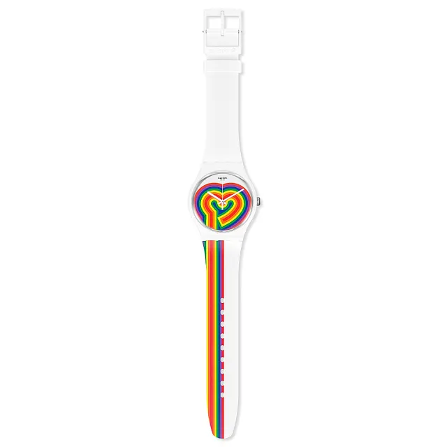 【SWATCH】New Gent 原創系列手錶 BEATING LOVE 瑞士錶 錶(41mm)
