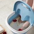 加蓋保溫可壓縮收納 泡腳桶 足浴桶