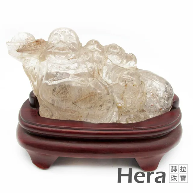 【HERA 赫拉】ll現貨ll紅髮晶/鈦晶彌勒財神擺件(現貨瘋搶中)
