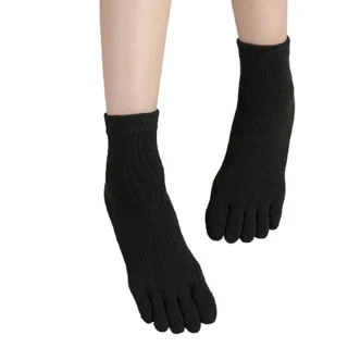 【PEILOU 貝柔】6入組-MIT舒服棉五指襪 純色短襪(幸福棉品台灣製)