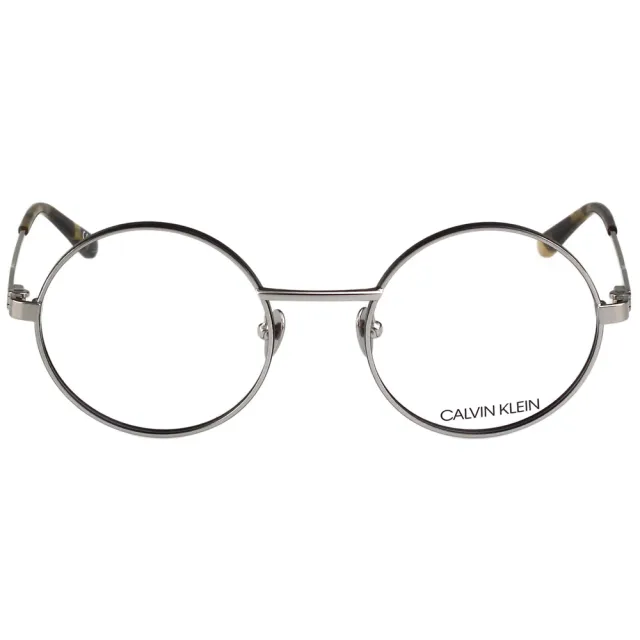 【Calvin Klein】光學眼鏡(黑配銀)