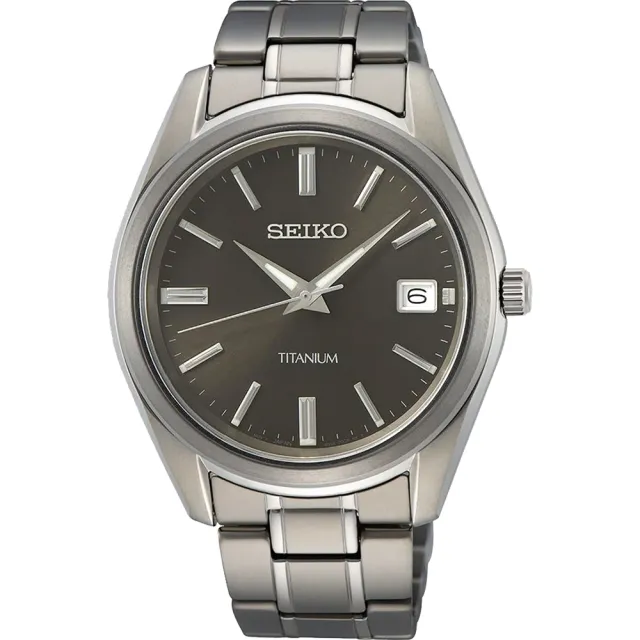 【SEIKO 精工】CS 鈦金屬簡約手錶-40mm 錶 生日禮 送禮(SUR375P1/6N52-00B0D)