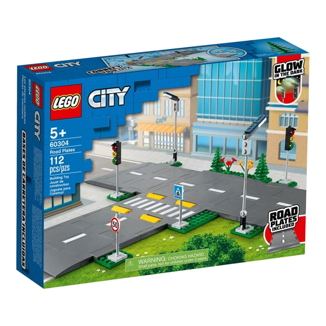 【LEGO 樂高】《 LT60304 》City 城市系列 - 道路底板(基本顆粒)