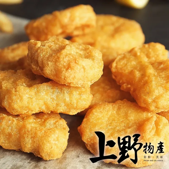【上野物產】紅龍裹粉原味雞塊X4包(250g±10%/包)
