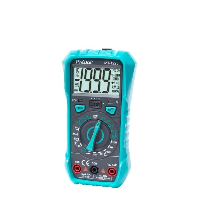 【Pro’sKit 寶工】3-1/2數位電錶(MT-1225)