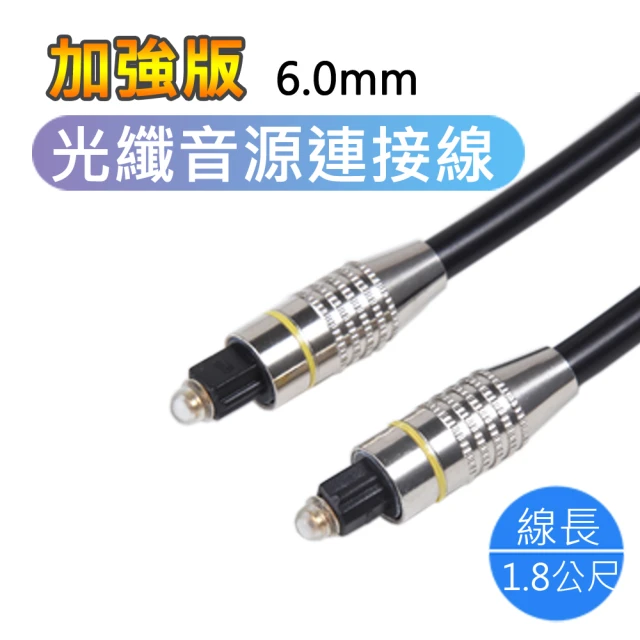 【LineQ】加強版光纖音源連接線-1.8m