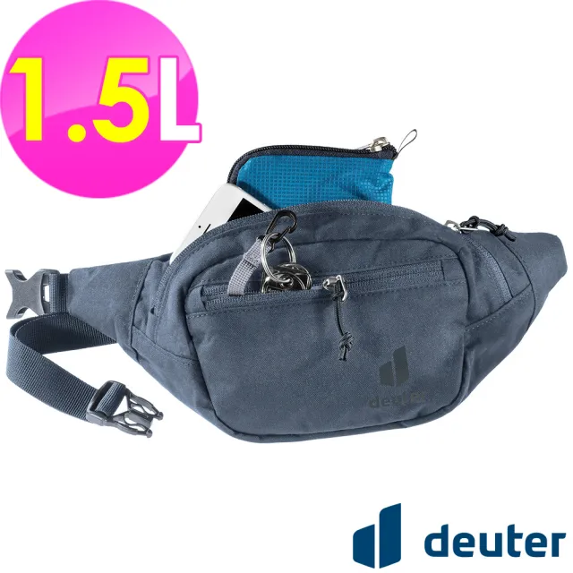 【deuter】Urban Belt 1.5L 輕量休閒腰包(3910420黑/胸包/側背包/路跑/慢跑)