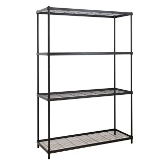 【居家cheaper】厚鐵框45X120X178CM四層架(層架鐵架 置物架 伺服器架)