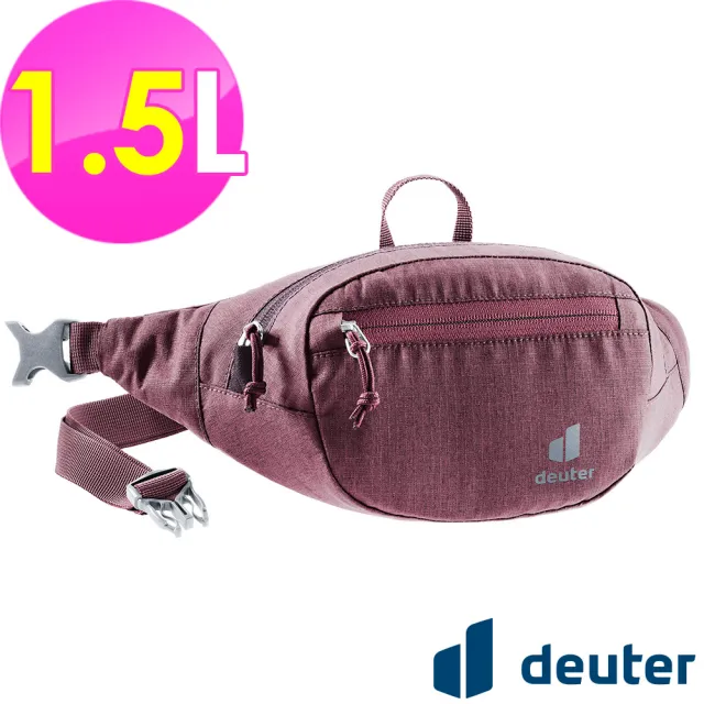 【deuter】BELT I 1.5L休閒輕量腰包(3900121暗紅/胸包/側背包/路跑/慢跑)