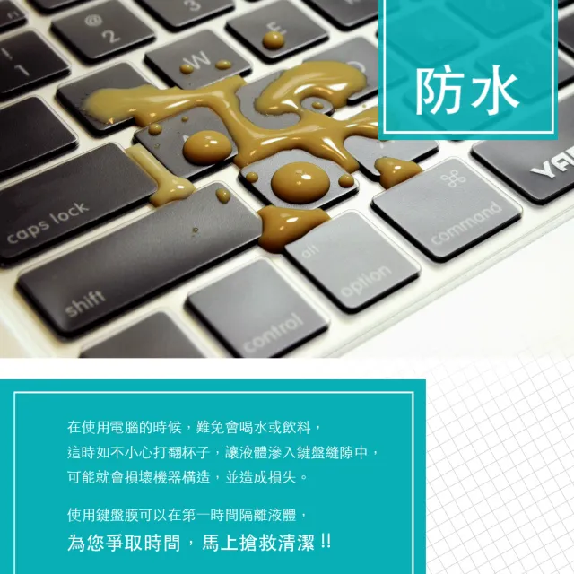 【HH】APPLE MacBook Air 15.3吋 -M2-A2941-TPU環保透明鍵盤膜(HKM-APPLE-A2941)