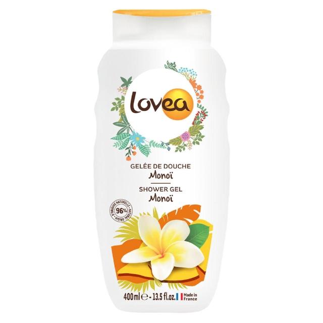 【乳油木之家】Lovea大溪地梔子花沐浴露 400ml(法國原裝進口/官方直營)