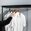 【晴天媽咪】塑鋼多功能三層衣櫥置物架含布套(寬90x深45x高180)