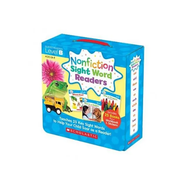 【麥克兒童外文】Nonfiction Sight Word Readers Level B (26書+1CD+1作業本)