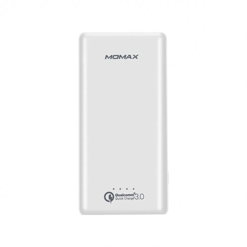 【Momax】IP60 3.0 10000mAh 行動電源-白(支援QC3.0快充 輸出功率18W)