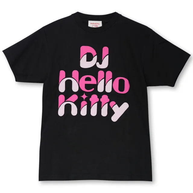 【TDL】DJ Hello Kitty凱蒂貓短袖衣服 上衣 T恤 日本進口限量款 5672161(平輸品)
