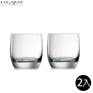 【LUCARIS】上海系列無鉛水晶威士忌杯395ml/2入禮盒組  LT03DR14-2(威士忌杯)