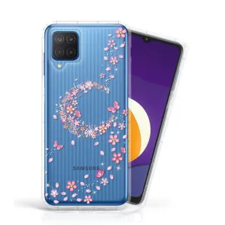 【Meteor】SAMSUNG Galaxy M12 奧地利彩鑽空壓防摔手機殼(櫻月)
