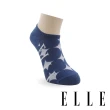 【ELLE】普普藝術隱形襪-藍(船襪/隱形襪/女襪)
