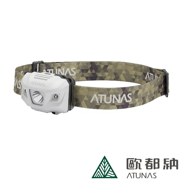 【ATUNAS 歐都納】Youdo4 LED閃電輕量化防水頭燈 A1LICC03(前燈/登山/露營/單車)