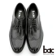 【bac】超輕量系列 手工上蜡英倫紳士鞋(黑色)