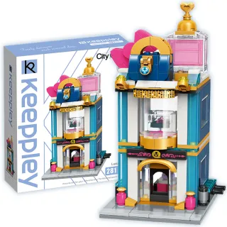 【Qman 啟蒙積木】奢侈精品店(街景積木C0110)