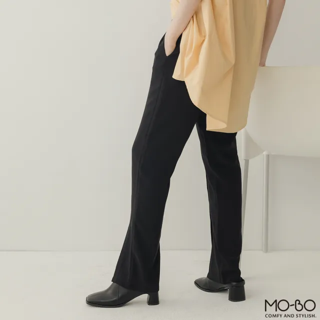 【MO-BO】從容步調開岔修身褲(褲子)