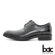 【bac】超輕量系列 俐落簡約真皮上班鞋(黑色)