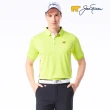【Jack Nicklaus 金熊】GOLF男款素面吸濕排汗POLO衫/高爾夫球衫(綠色)