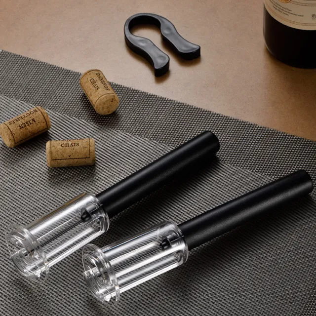 【開酒用具】氣壓紅酒開瓶器4件套組(割紙器 注酒器 紅酒塞 酒瓶塞 氣壓開瓶 軟木塞 開酒器 葡萄酒 香檳)