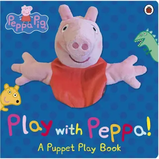 【麥克兒童外文】Peppa Pig： Play with Peppa Hand Puppet Book 粉紅豬小妹