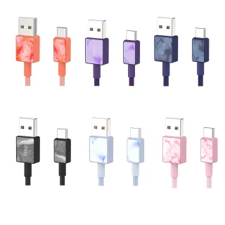 【iFory】USB-A to Type-C 1.8M 雙層編織快充/傳輸線