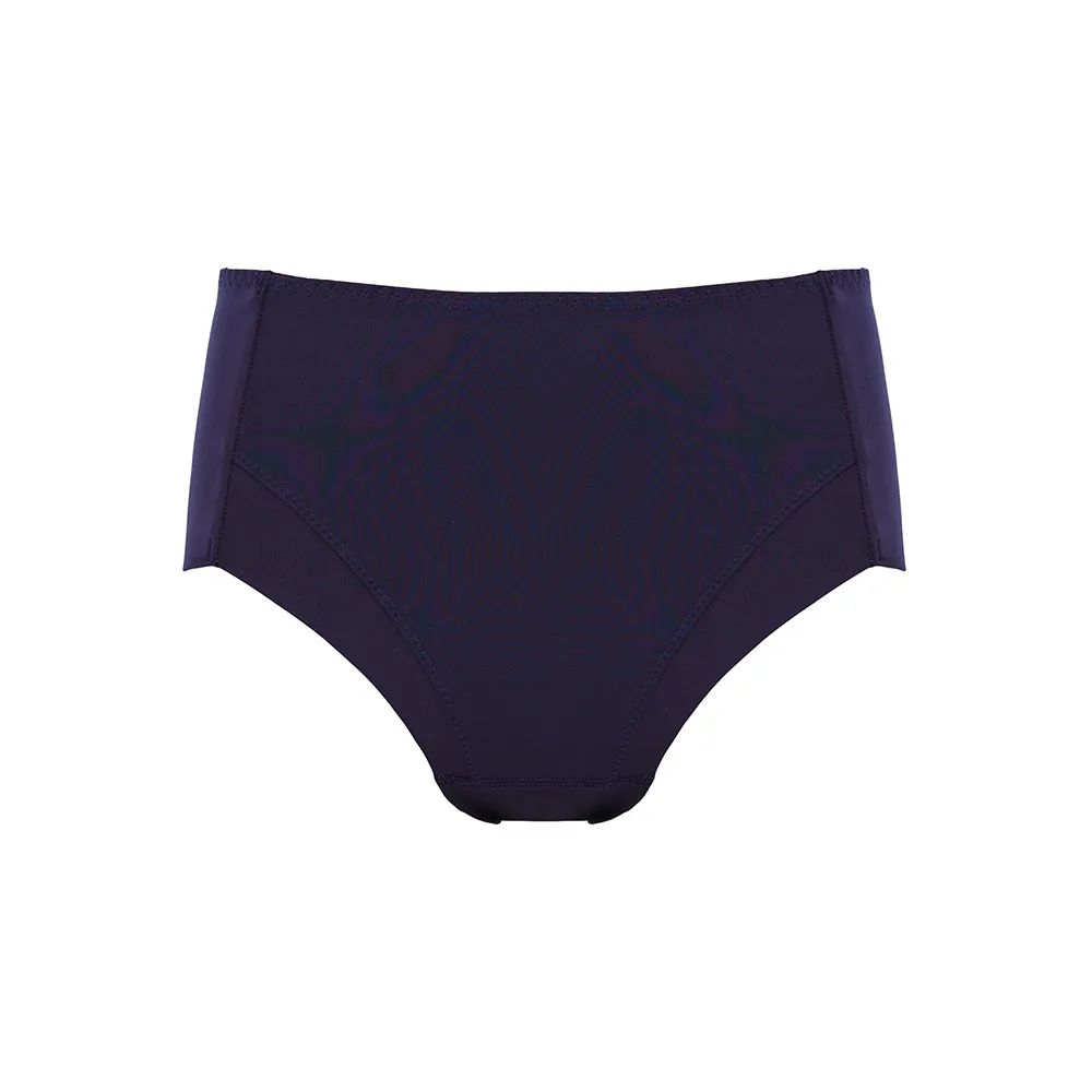 【瑪登瑪朵】中腰寬邊三角生理褲M-XL(百搭紫)