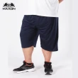 【MAXON 馬森大尺碼】黑色輕薄休閒運動短褲2L~5L共3色(81607-88)