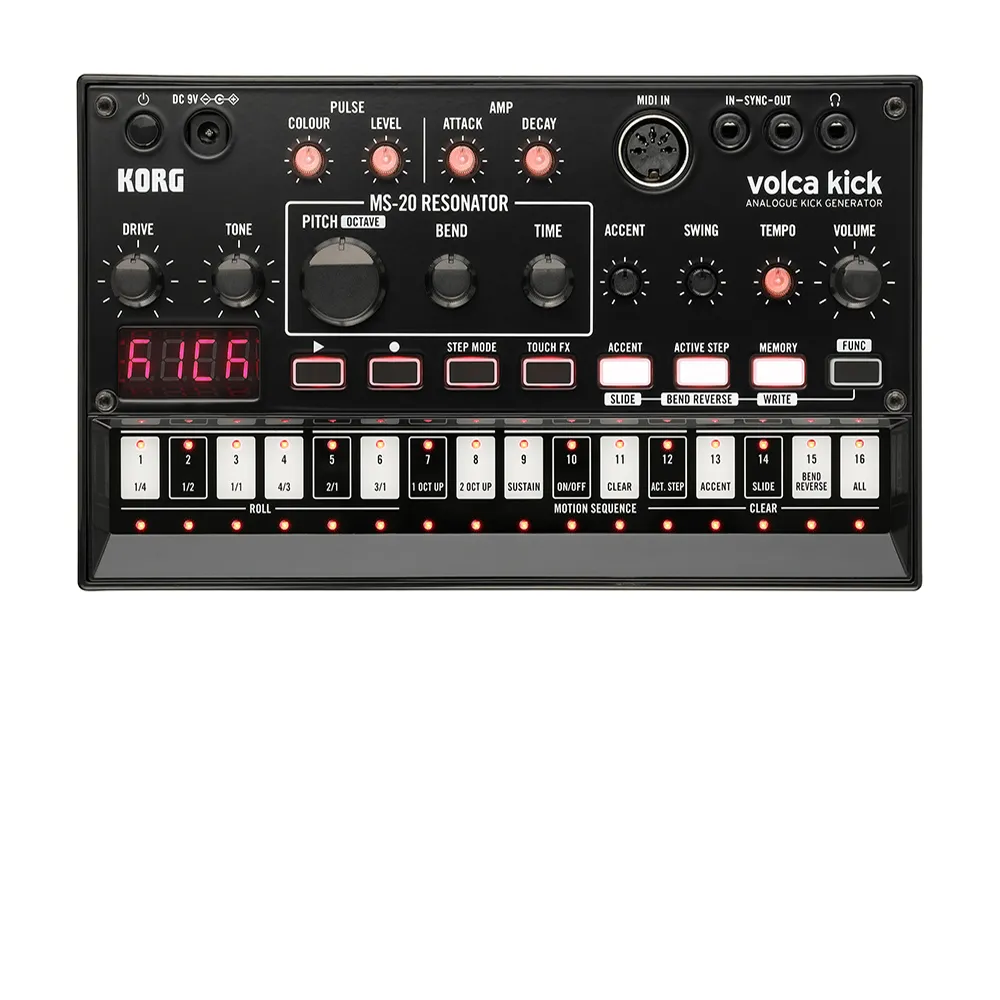 【KORG】Volca Kick 類比大鼓音源編曲機(大鼓 編曲 合成器 音樂製作 類比 電子音樂 聲音設計)