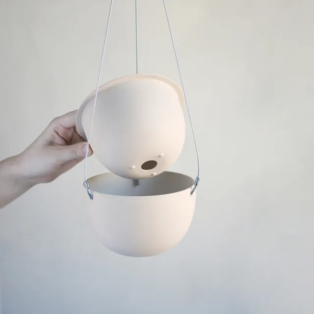 【Kinto】PLANT POT 盆栽吊籃_黑色 14cm