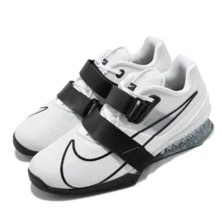 【NIKE 耐吉】訓練鞋 Romaleos 4 舉重 運動 男鞋 女鞋 支撐 穩定 重量訓練 健身房 球鞋 白 黑(CD3463-101)