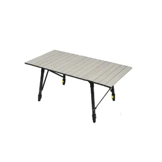 【NUIT 努特】小浣熊蛋捲桌木紋版 100x50cm 小車旅遊 露營 和室桌 炊事桌 萬用桌 折合 摺疊桌(NTT61WD)