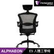 【TESORO 鐵修羅】Alphaeon E5 人體工學椅(黑色)