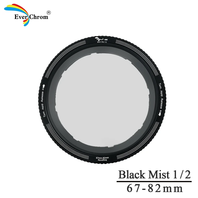 【EverChrom 彩宣】RevoRing Black Mist 1/2快速接環圓型黑柔焦鏡(鏡頭適用67-82mm)